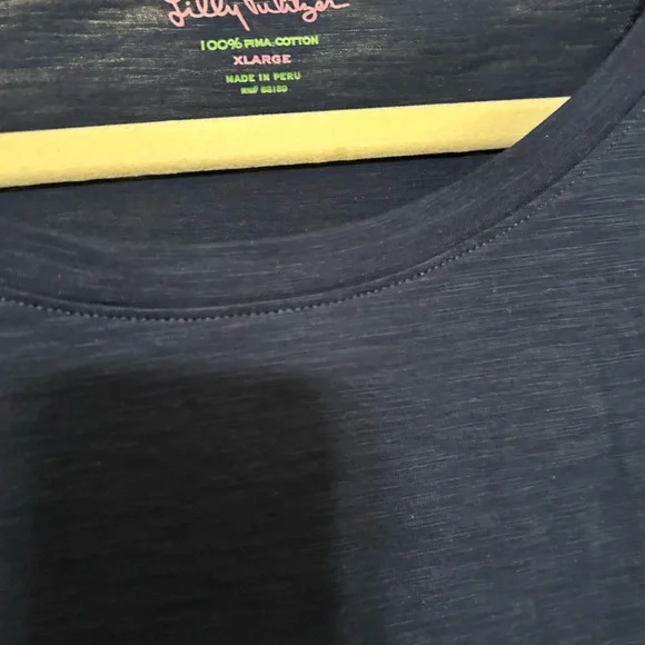 Lilly Pulitzer Navy Blue Short Sleeve Tee - Picture 7 of 8